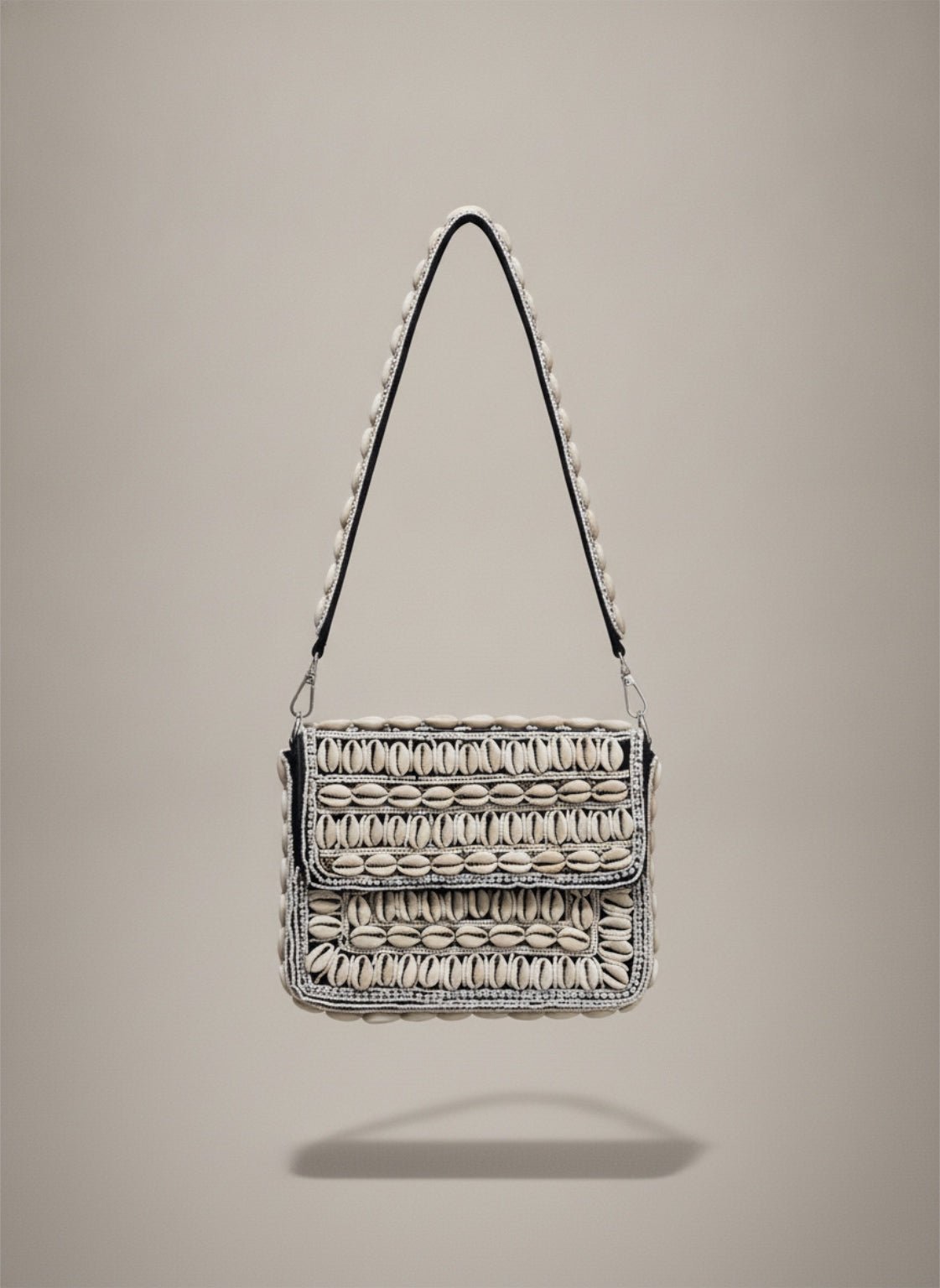 Bahari Luxe Cowry Shell Clutch
