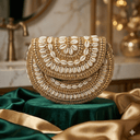 Bahari Luxe Cowry Shell Clutch