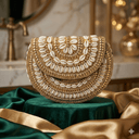 Bahari Luxe Cowry Shell Clutch