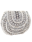 Bahari Luxe Cowry Shell Clutch
