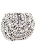 Bahari Luxe Cowry Shell Clutch