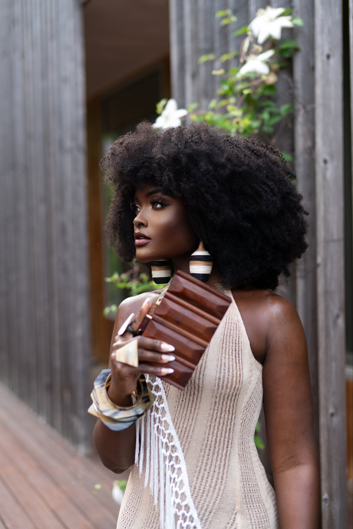 Bambaro Basket Earrings