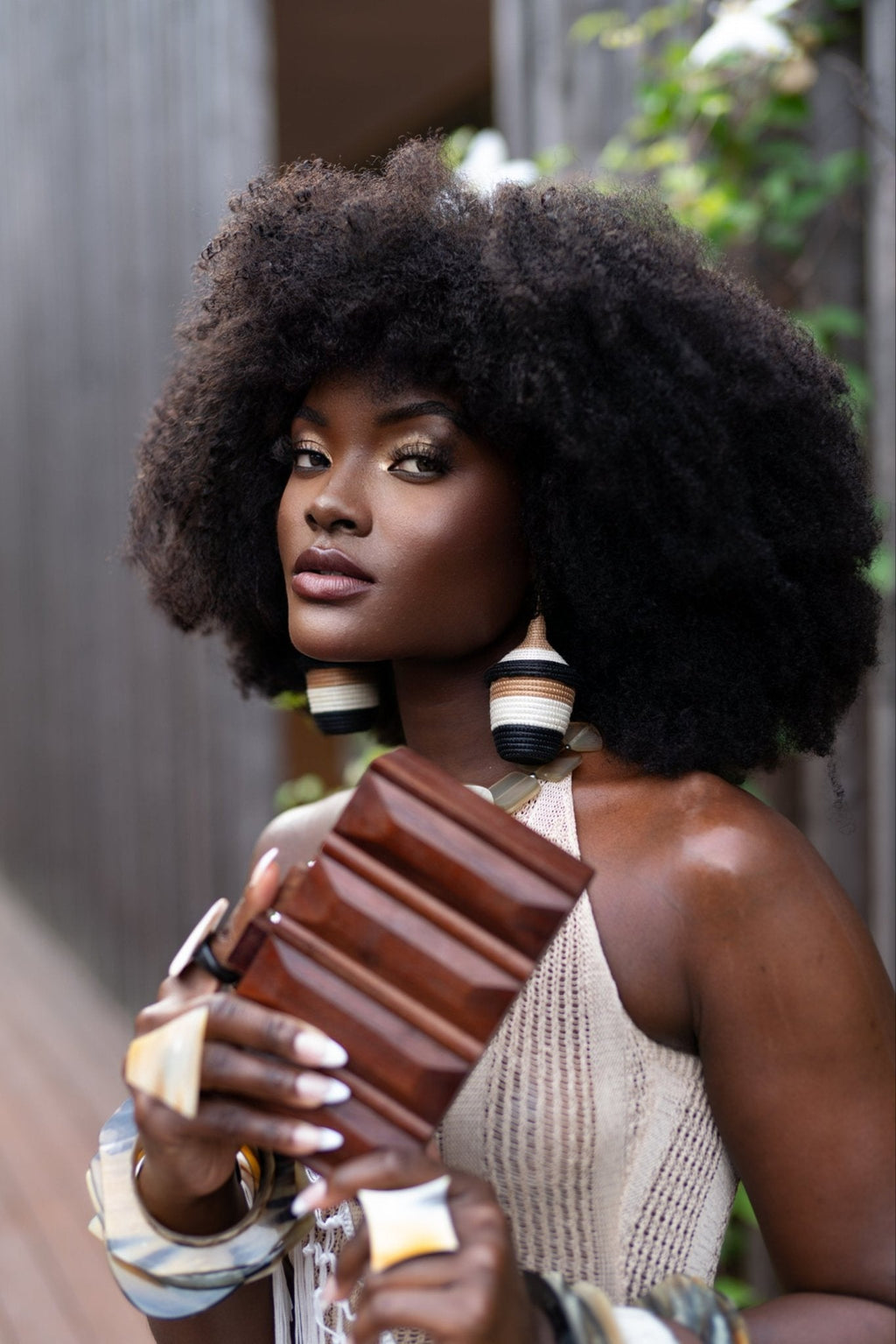 Bambaro Basket Earrings