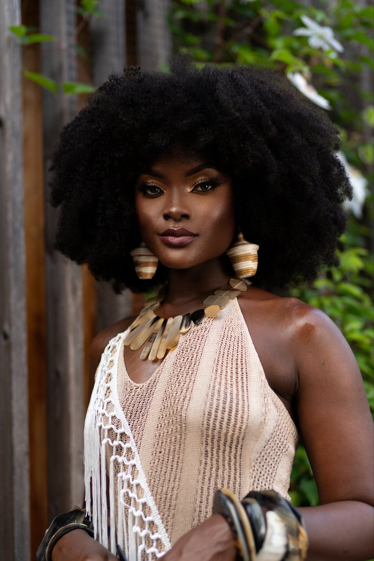 Bambaro Basket Earrings