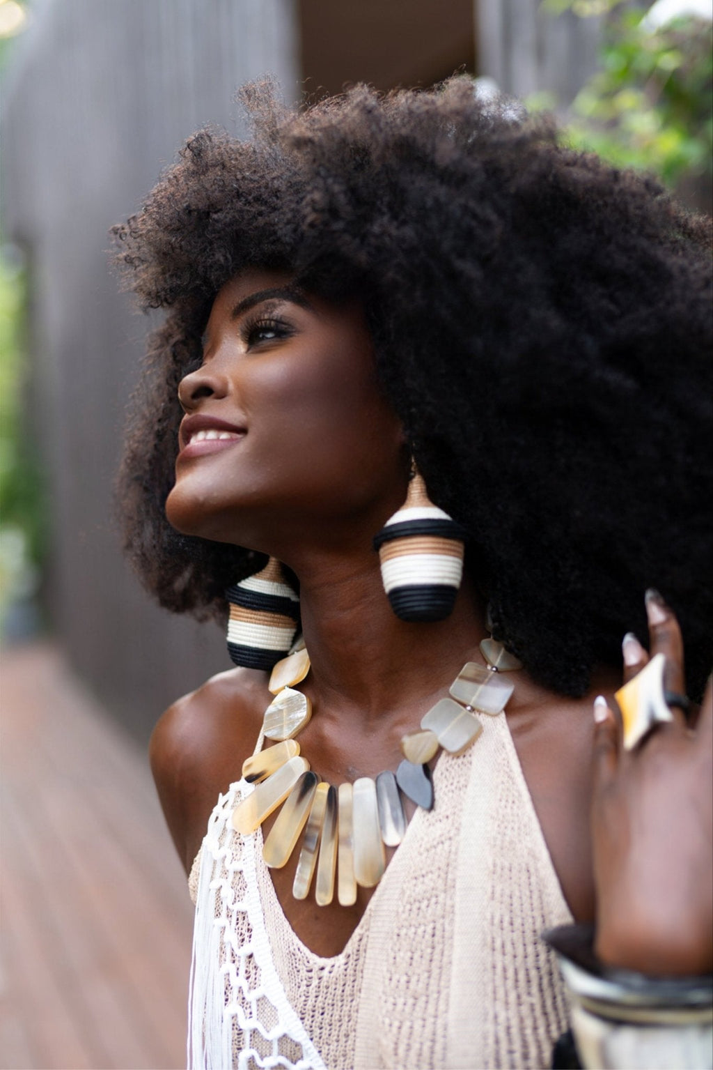 Bambaro Basket Earrings