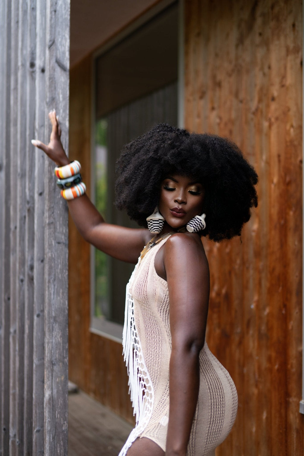 Bambaro Basket Earrings