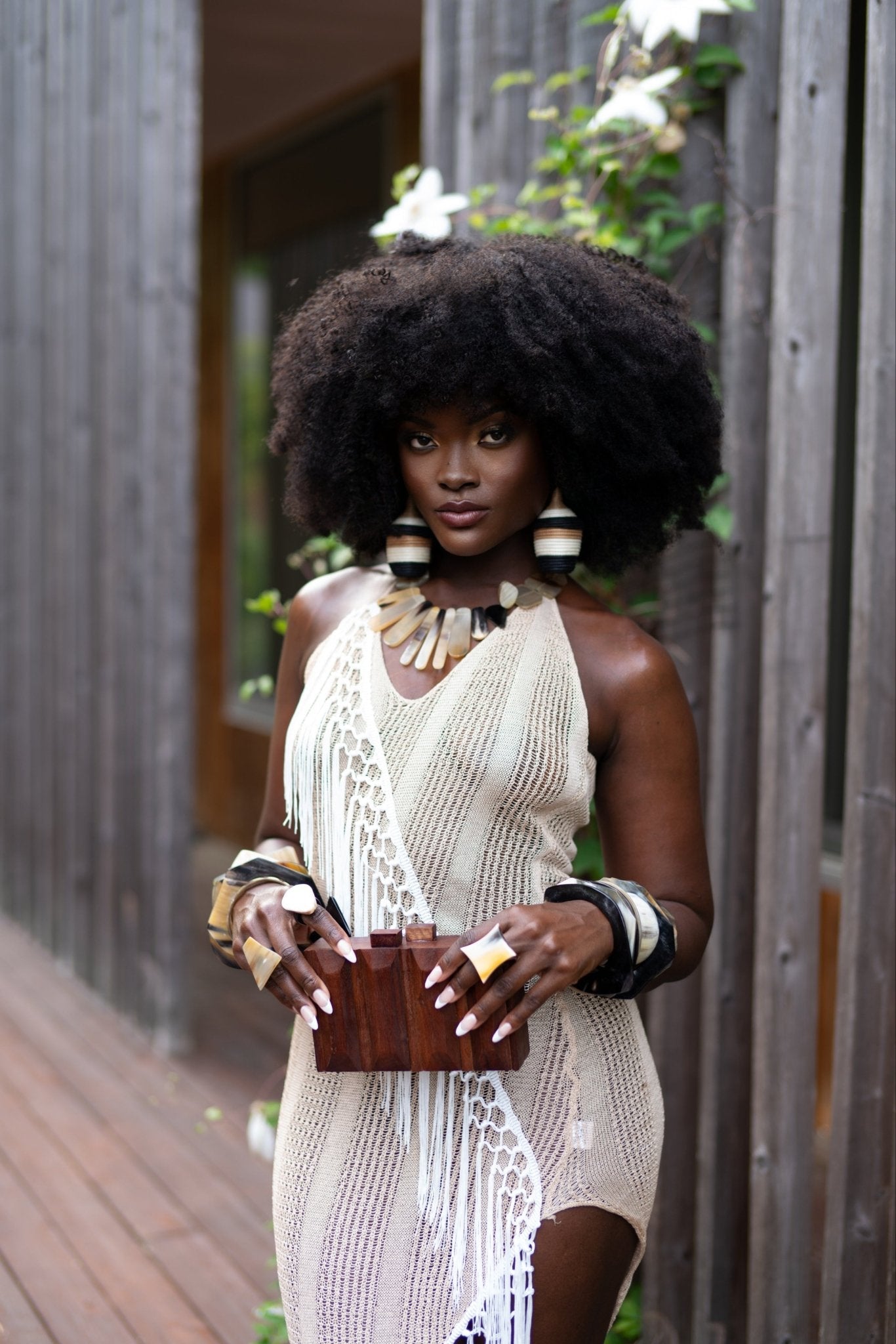 Bambaro Basket Earrings