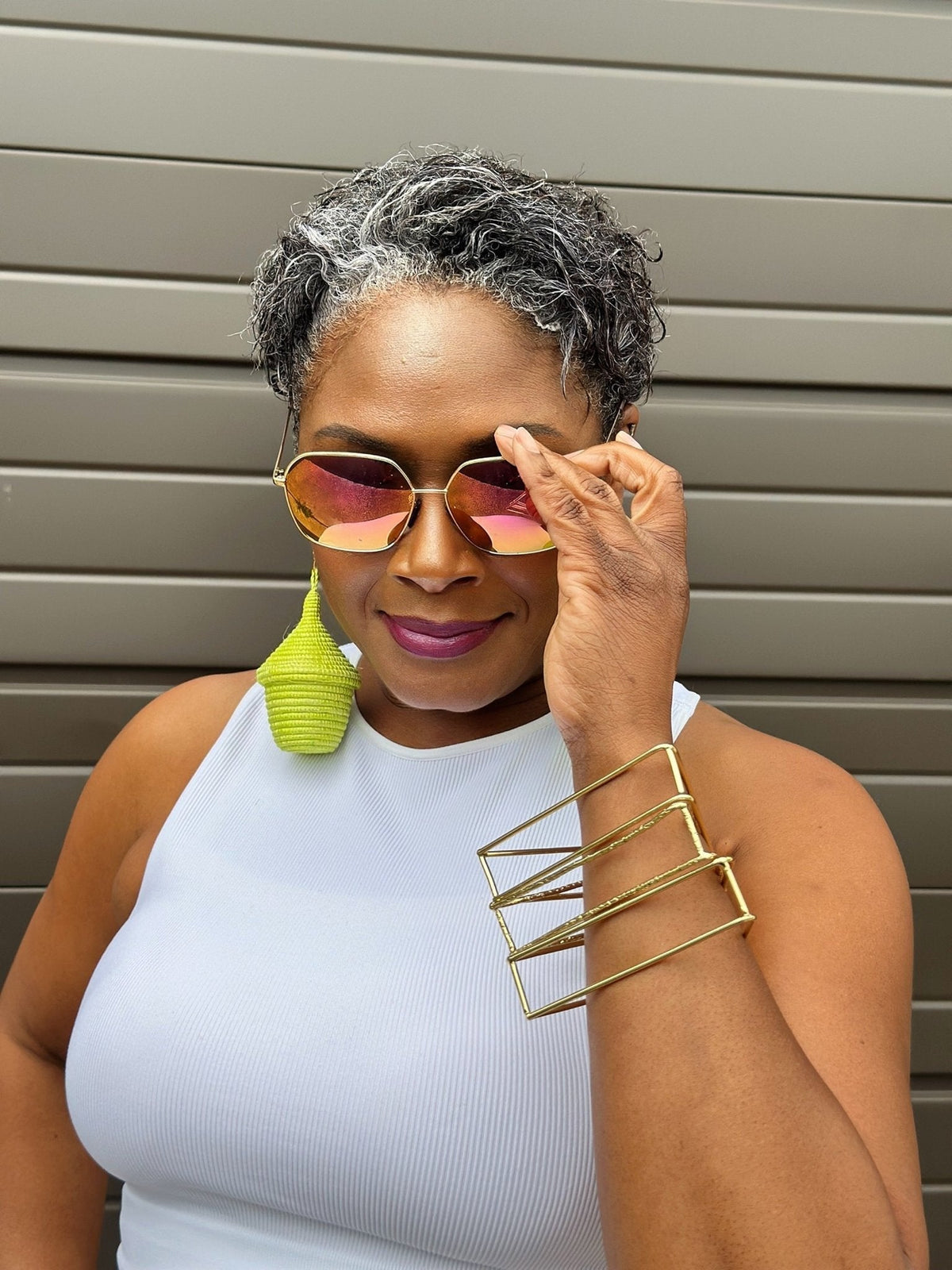 Bambaro Basket Earrings