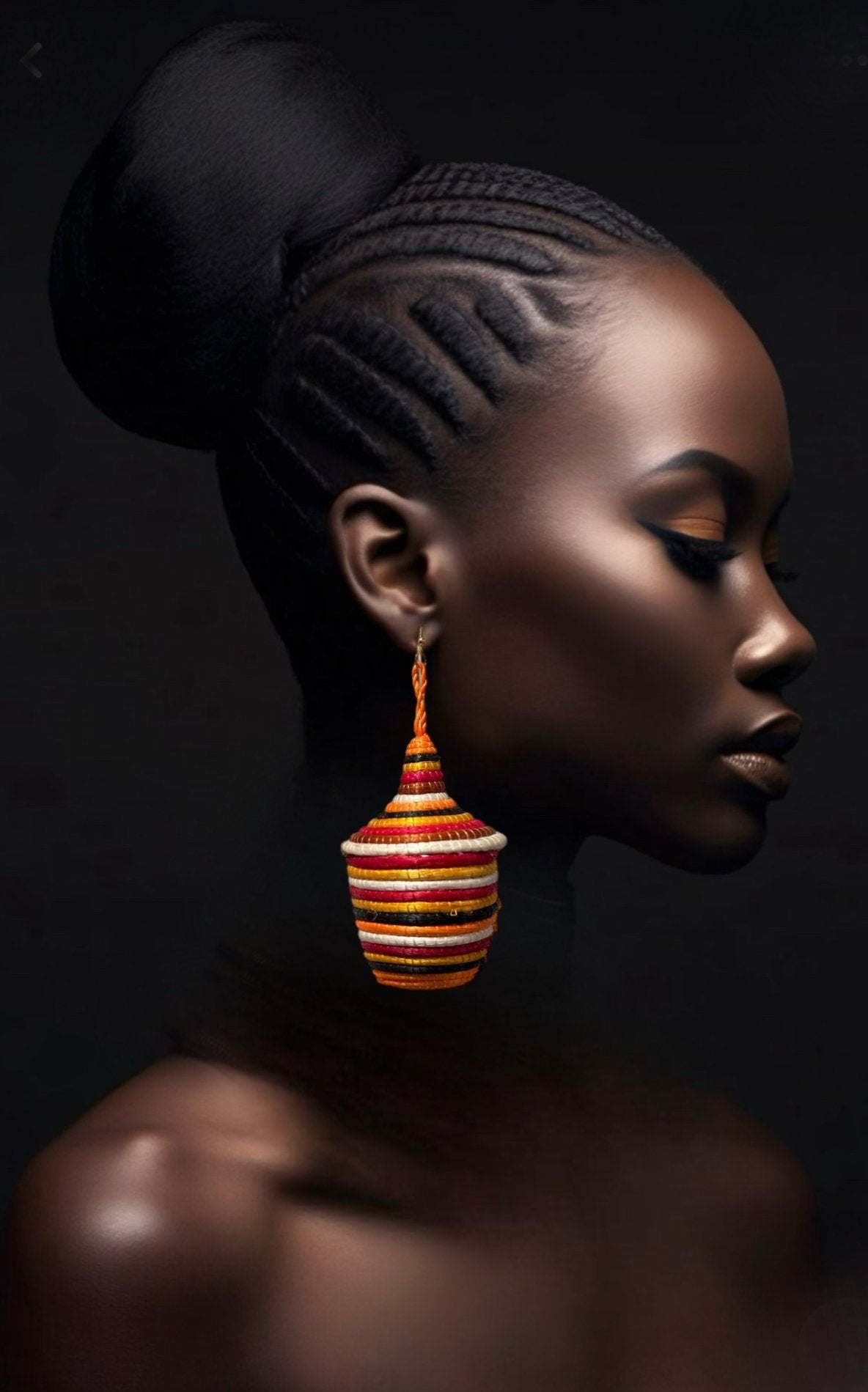 Bambaro Basket Earrings