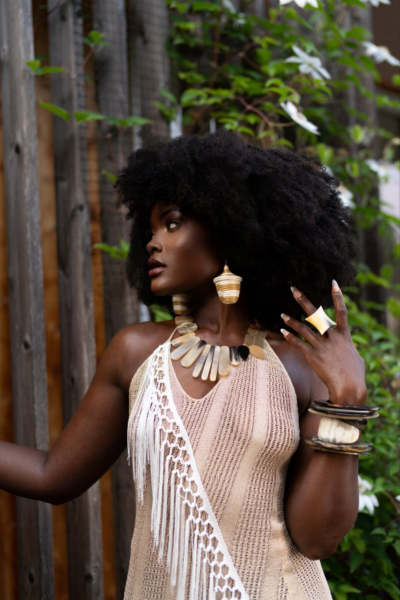 Bambaro Basket Earrings