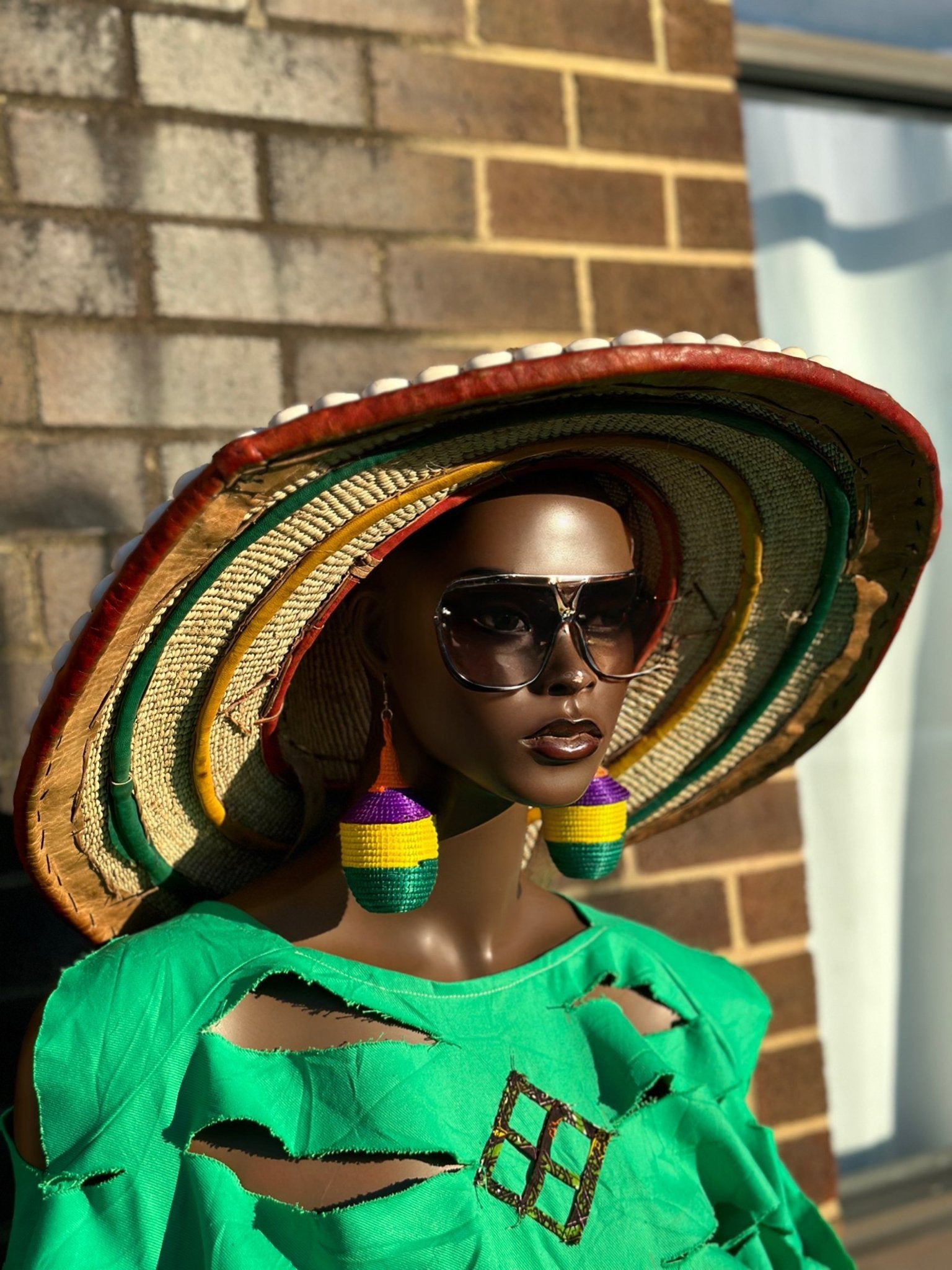 Bambaro Basket Earrings