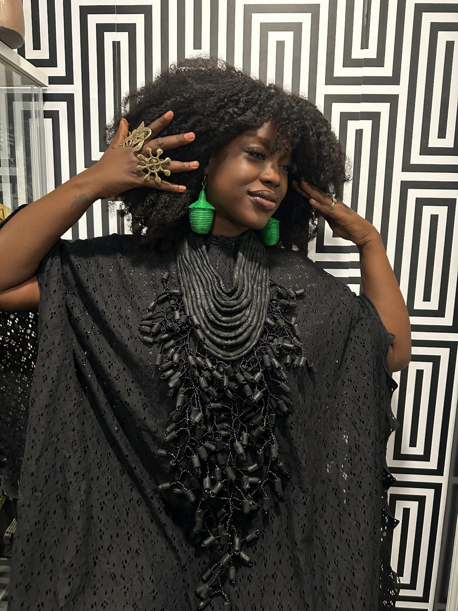 Bambaro Basket Earrings