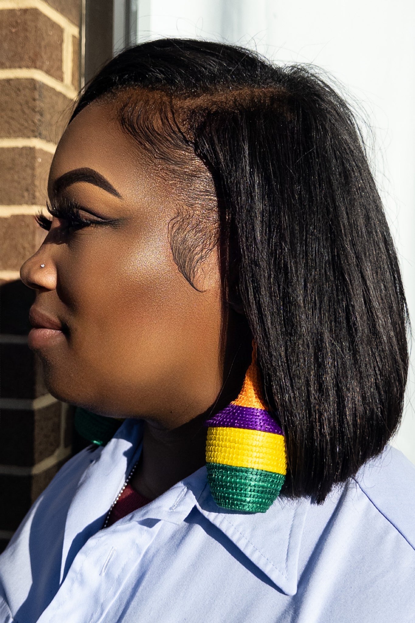 Bambaro Basket Earrings