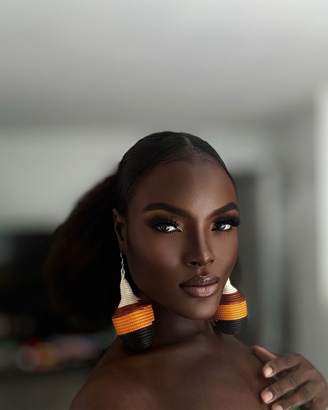 Bambaro Basket Earrings