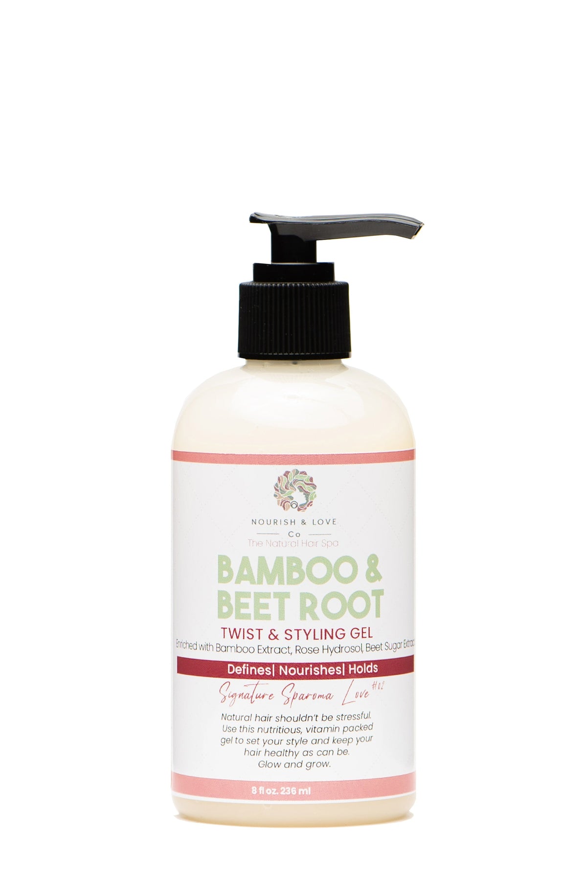 Bamboo and Beet Root Styling Glaze