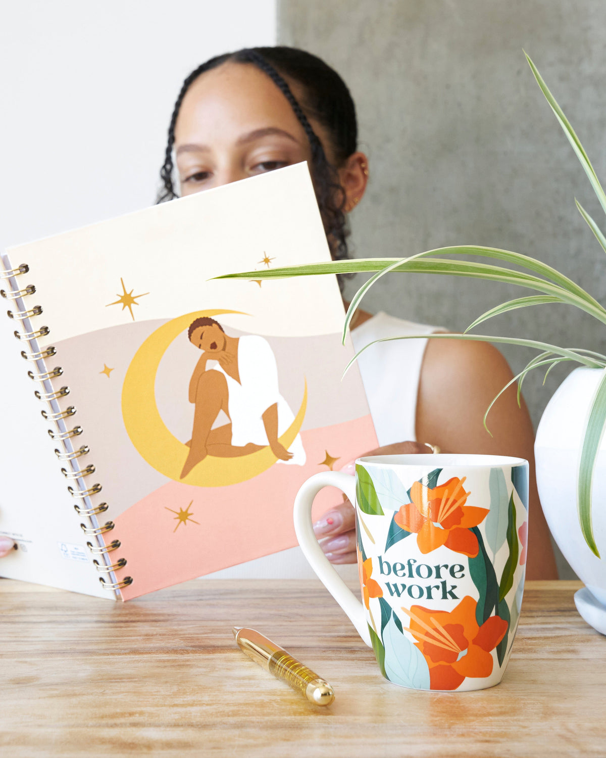 Dedicated mindfulness wellness planner