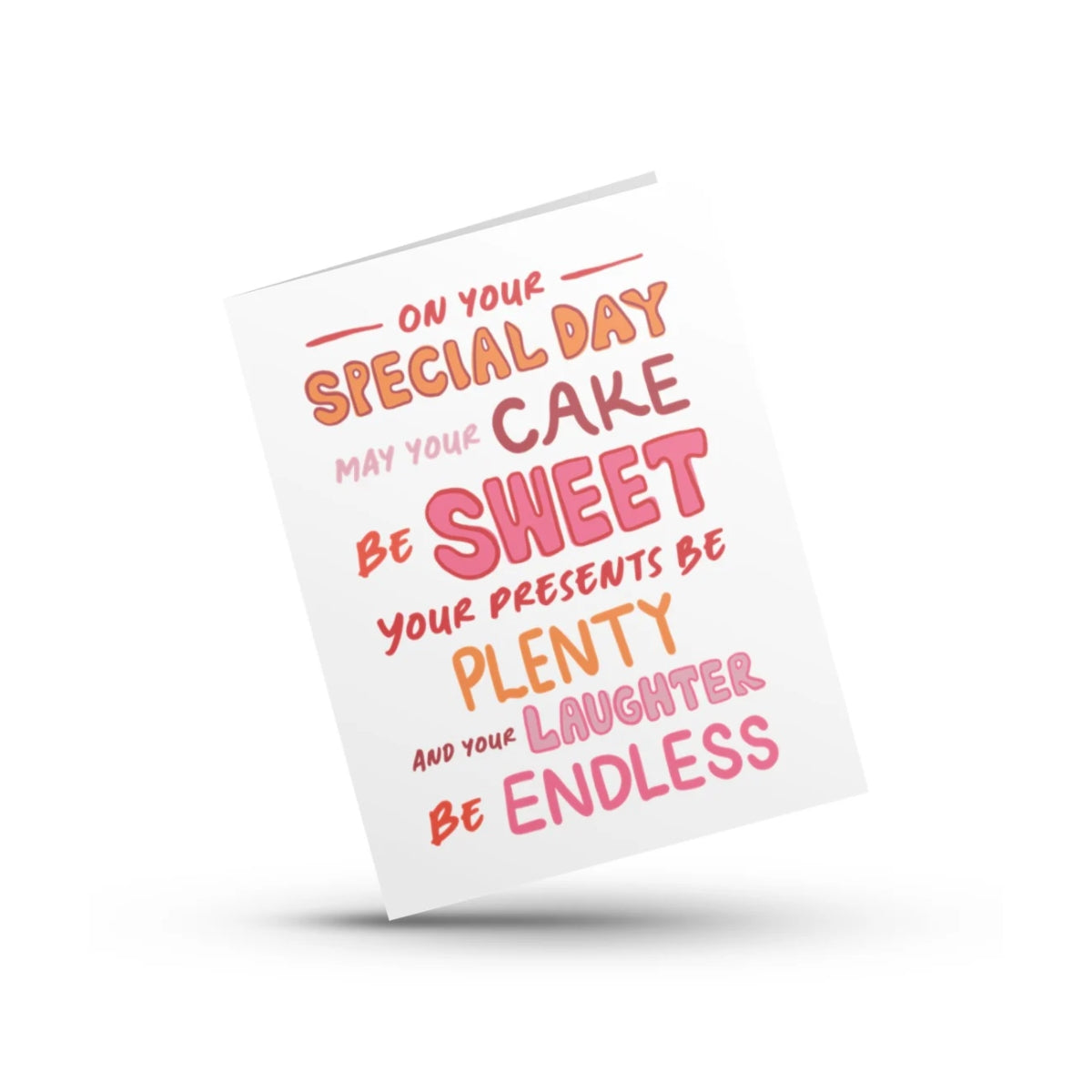 Special Day Birthday Card