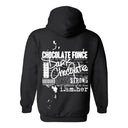 Dark Chocolate – Women's Hoodie | Deep Melanin Royalty | Statement Hoodie for Black Women - White