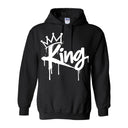 I AM HIM — King's Gambit | White Ink | Pullover Hoodie | King Collection