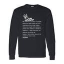 I AM HIM — Son Definition | White Ink | Long Sleeve Tee | Legacy Collection