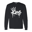 I AM HIM — King Sovereign | White Ink | Long Sleeve Tee | King Collection