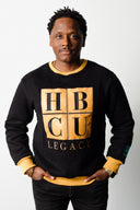 Black & Gold HBCU Legacy Adult Crewneck