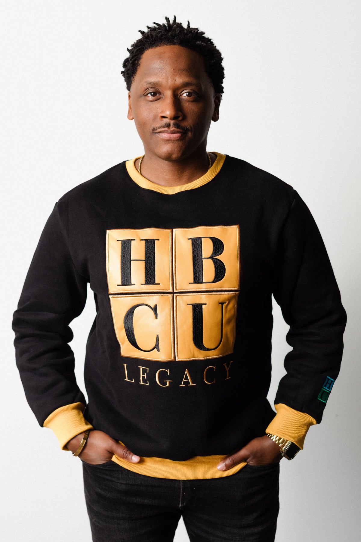 Black & Gold HBCU Legacy Adult Crewneck