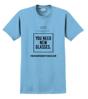 You Need New Glasses: Blue Shirt