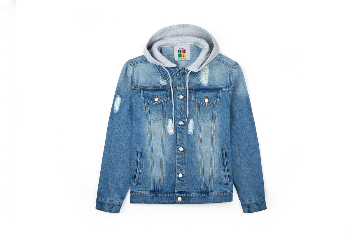 HAMPTON PIRATES BLUE Adult Denim Jacket