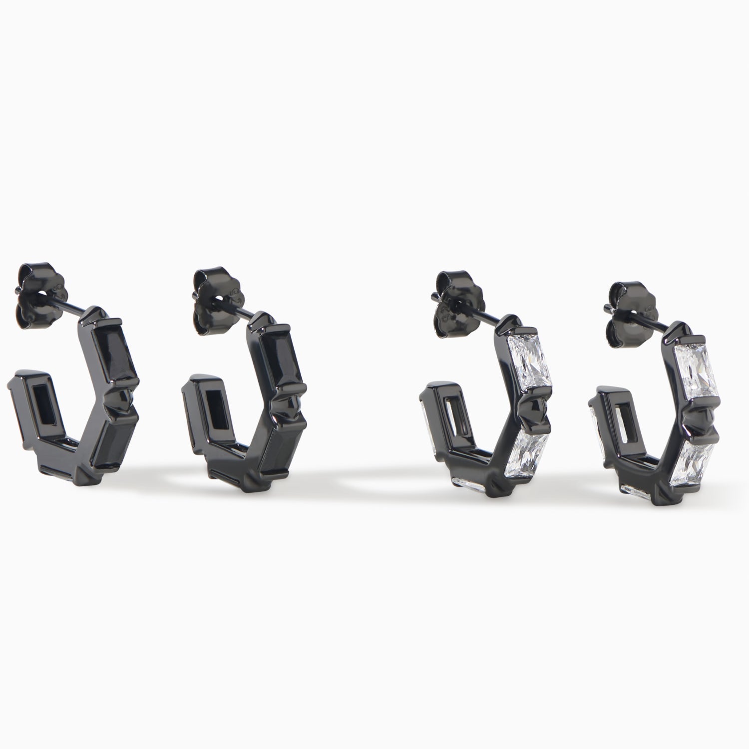 The Claire Hoop Earrings - Huggie