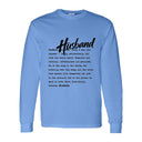 I AM HIM — Husband Definition | Black Ink | Long Sleeve Tee | Definitions of HIM Collection