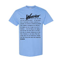I AM HIM — Warrior Definition | Black Ink | T-Shirt | Definitions of HIM Collection
