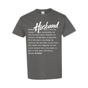 I AM HIM — Husband Definition | White Ink | T-Shirt | Definitions of HIM Collection