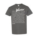 I AM HIM — Warrior Definition | White Ink | T-Shirt | Definitions of HIM Collection