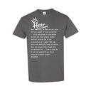 I AM HIM — Heir Definition | White Ink | T-Shirt | Legacy Collection