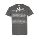 I AM HIM — Man Definition | White Ink | T-Shirt | Definitions of HIM Collection