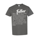 I AM HIM — Father Definition | White Ink | T-Shirt | Definitions of HIM Collection