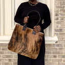 Cow Hair Tote