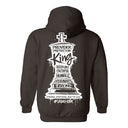I AM HIM — King's Gambit | White Ink | Pullover Hoodie | King Collection
