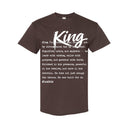 I AM HIM — King Definition | White Ink | T-Shirt | Definitions of HIM Collection