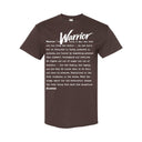 I AM HIM — Warrior Definition | White Ink | T-Shirt | Definitions of HIM Collection