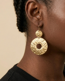 Duara Brass Earrings