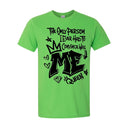 The Only Person I Ever Had to Convince Was ME — Black Graffiti Tee | Around the Way Girl Collection