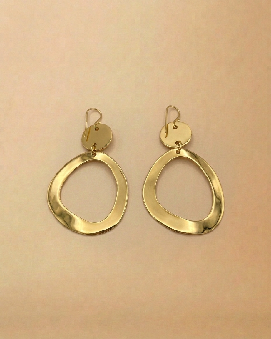 Embe Brass Earrings