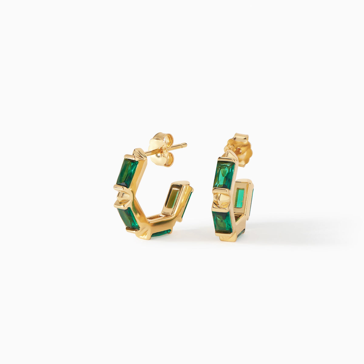 The Claire Hoop Earrings - Huggie