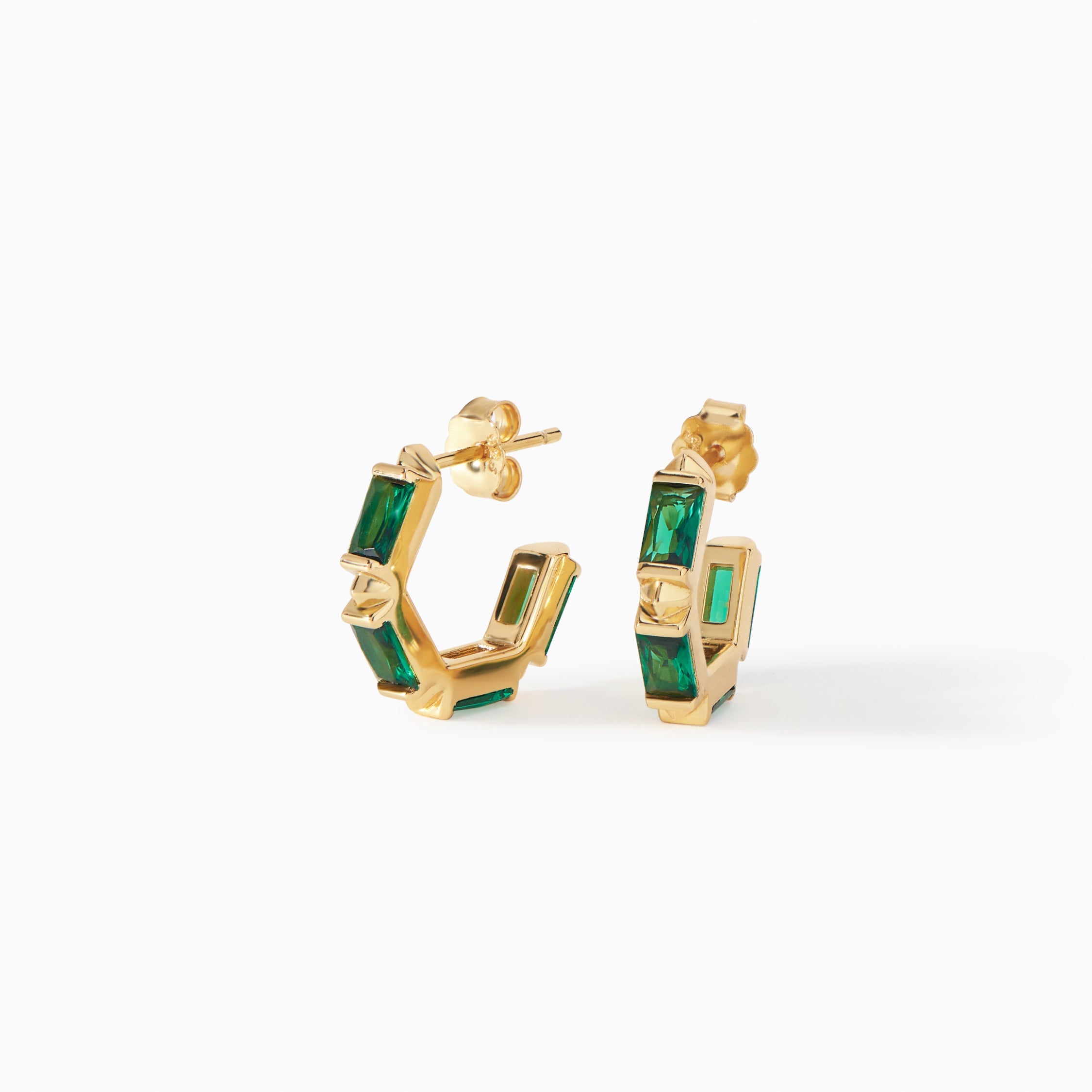 The Claire Hoop Earrings - Huggie