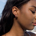 The Claire Hoop Earrings - Huggie