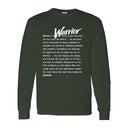 I AM HIM — Warrior Definition | White Ink | Long Sleeve Tee | Definitions of HIM Collection