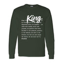 I AM HIM — King Definition | White Ink | Long Sleeve Tee | Definitions of HIM Collection