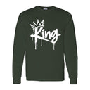I AM HIM — King Sovereign | White Ink | Long Sleeve Tee | King Collection